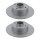 2 Brake Discs full Ø 240 mm TRISCAN Brake-Expertise for e.g. RENAULT CLIO