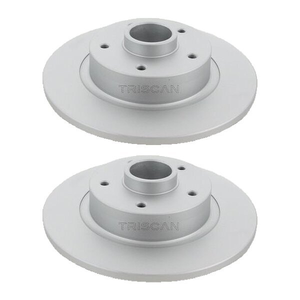 2 Bremsscheiben voll Ø 274 mm TRISCAN passend für u.a. RENAULT GRAND