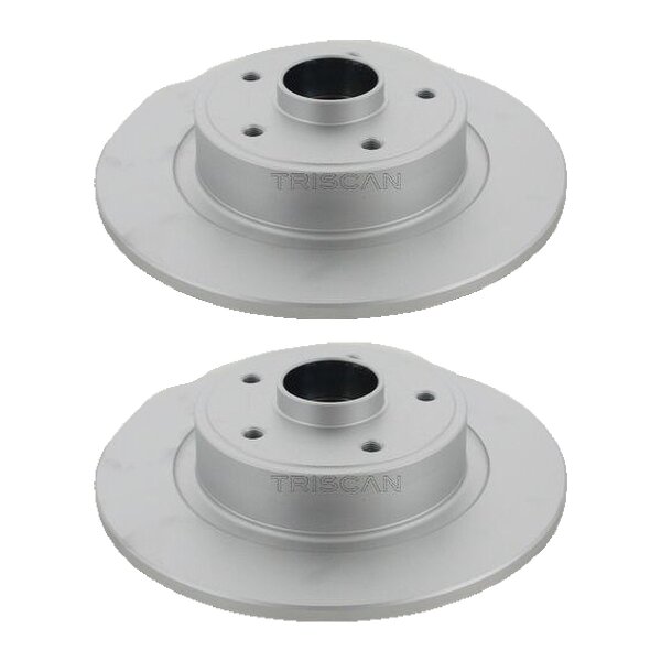 2 Bremsscheiben voll Ø 270 mm TRISCAN passend für u.a. RENAULT MEGANE