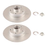 2 Bremsscheiben voll Ø 260 mm TRISCAN...