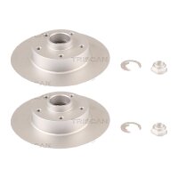 2 Bremsscheiben voll Ø 260 mm TRISCAN...