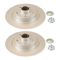 2 Bremsscheiben voll Ø 290 mm TRISCAN...