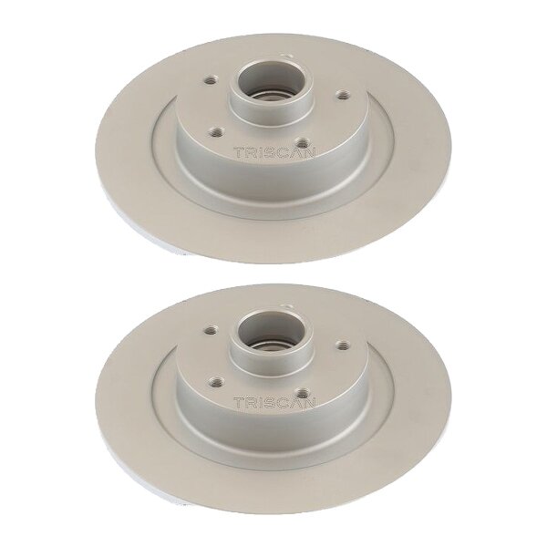 2 Bremsscheiben voll Ø 290 mm TRISCAN passend für u.a. RENAULT MEGANE