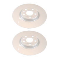 2 Brake Discs vented Ø 322 mm TRISCAN suitable for...