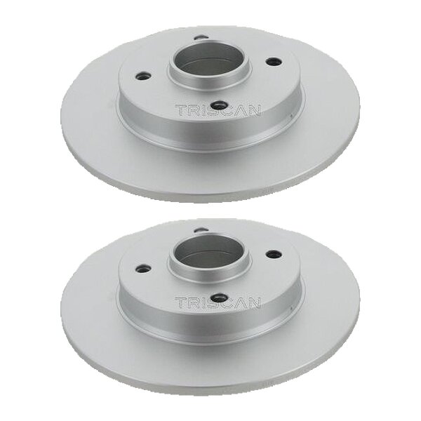 2 Bremsscheiben voll Ø 249 mm TRISCAN Bremsen-Expertise für u.a. CITROËN C4