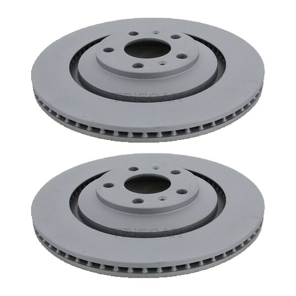 2 Brake Discs vented Ø 335 mm TRISCAN Brake-Expertise for AUDI A8 and others