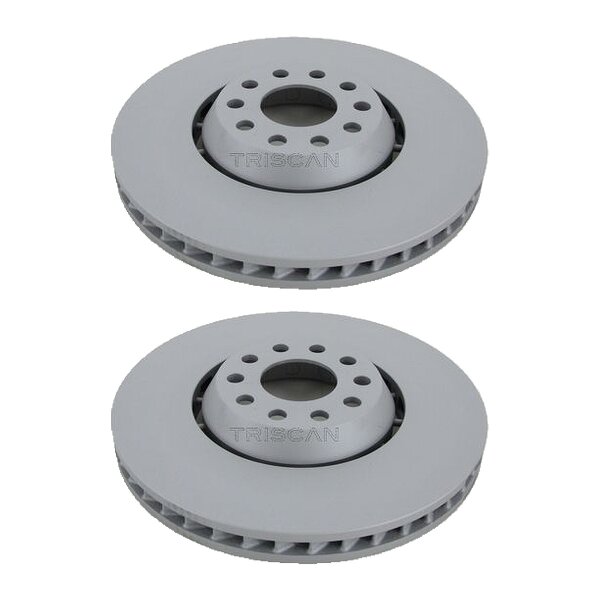 2 Brake Discs vented Ø 334 mm TRISCAN suitable for e.g. VW PASSAT