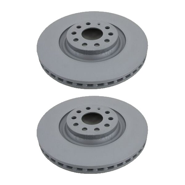 2 Bremsscheiben belüftet Ø 340 mm TRISCAN Bremsen-Expertise für u.a. AUDI A3