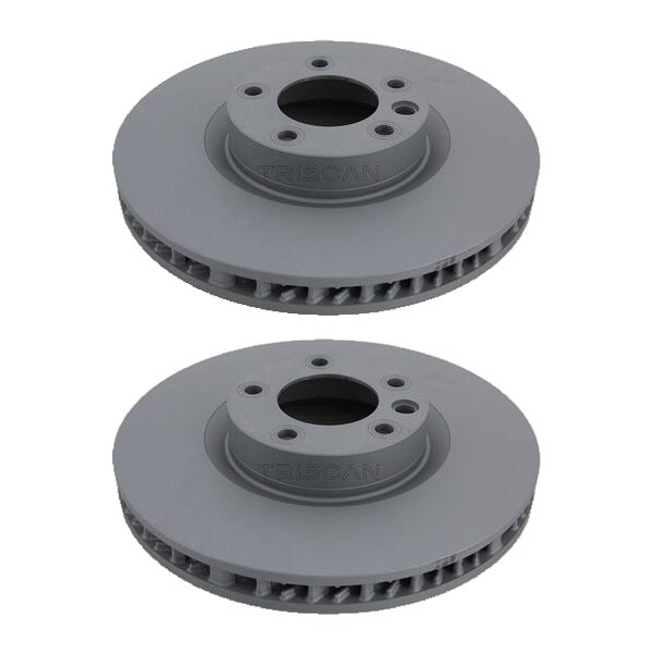 2 Brake Discs vented Ø 360 mm TRISCAN for PORSCHE CAYENNE and others