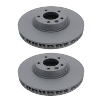 2 Brake Discs vented Ø 360 mm TRISCAN for PORSCHE...