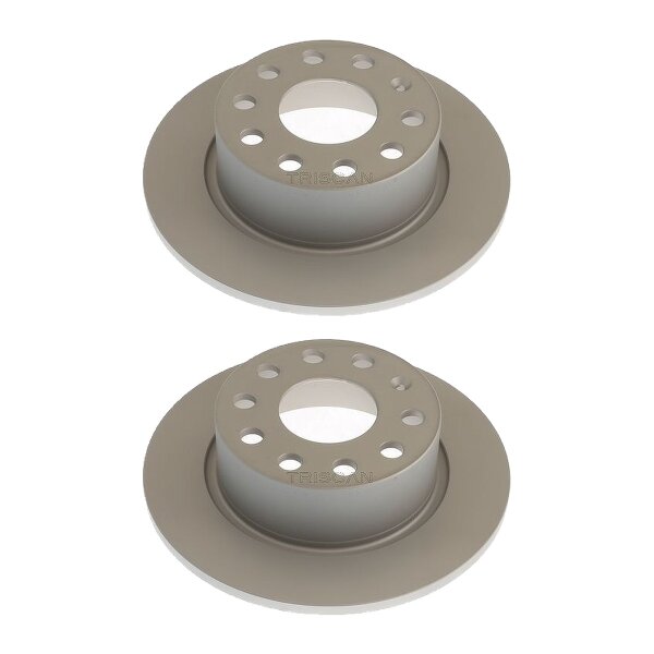 2 Bremsscheiben voll Ø 253 mm TRISCAN passend für u.a. SKODA OCTAVIA