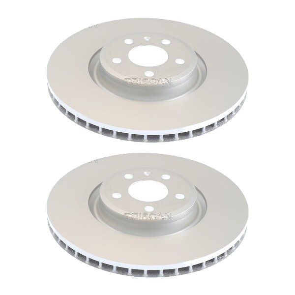 2 Brake Discs vented Ø 349 mm TRISCAN Brake-Expertise for AUDI Q5 and others