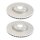 2 Brake Discs vented Ø 349 mm TRISCAN Brake-Expertise for AUDI Q5 and others