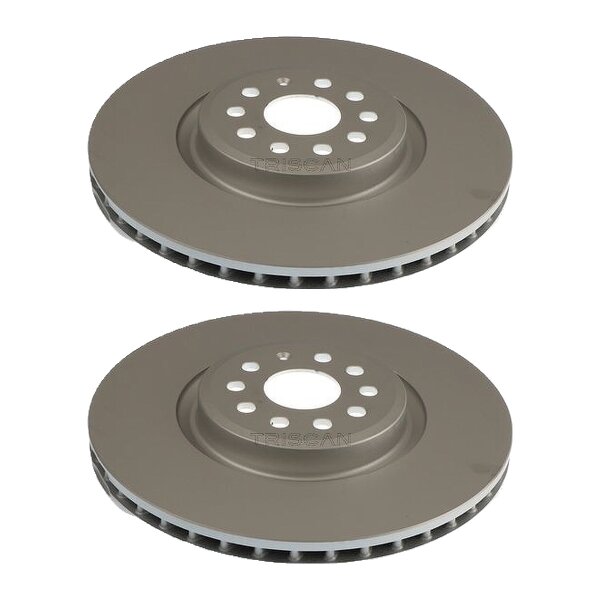2 Brake Discs vented Ø 358 mm TRISCAN suitable for e.g. SKODA ENYAQ