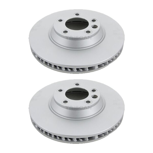 2 Brake Discs vented Ø 350 mm TRISCAN for PORSCHE CAYENNE and others
