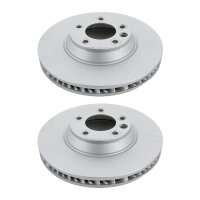 2 Brake Discs vented Ø 350 mm TRISCAN for PORSCHE...