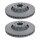 2 Brake Discs vented Ø 323 mm TRISCAN Brake-Expertise for various vehicles
