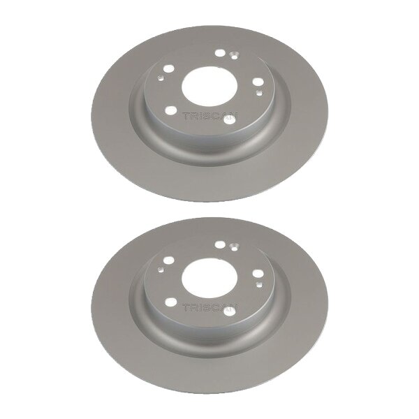 2 Bremsscheiben voll Ø 282 mm TRISCAN Bremsen-Expertise für u.a. HONDA CIVIC