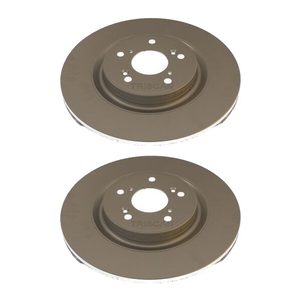 2 Brake Discs vented Ø 320 mm TRISCAN Brake-Expertise for HONDA CR-V