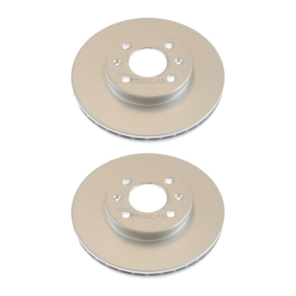 2 Bremsscheiben belüftet Ø 256 mm TRISCAN passend für u.a. HYUNDAI i20