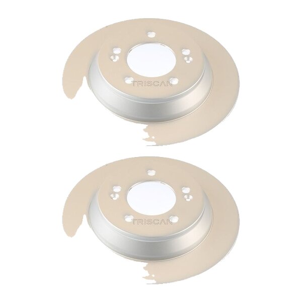 2 Bremsscheiben voll Ø 284 mm TRISCAN Bremsen-Expertise für u.a. HYUNDAI KONA