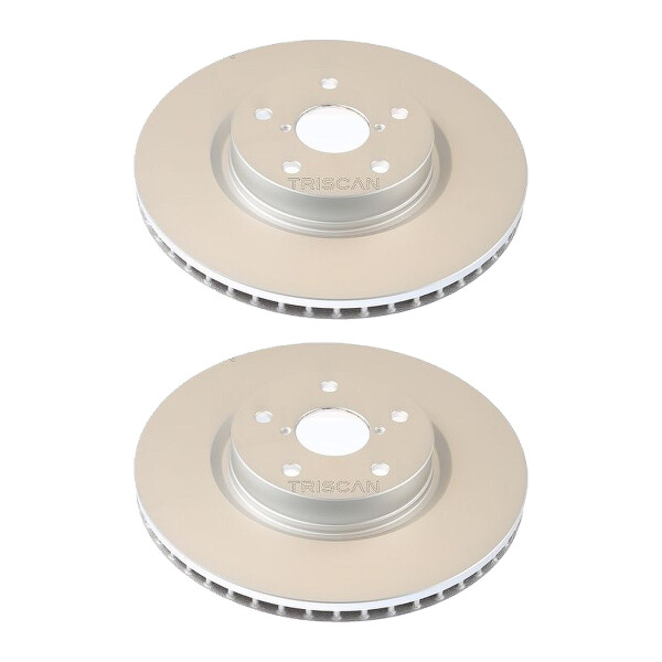 2 Brake Discs vented Ø 316 mm TRISCAN for e.g. SUBARU OUTBACK