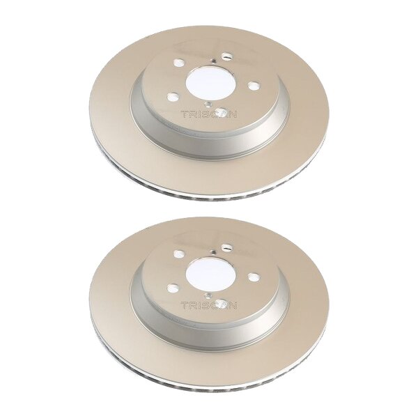 2 Brake Discs vented Ø 285 mm TRISCAN for SUBARU IMPREZA and others