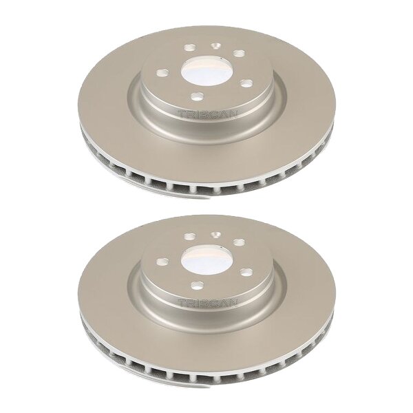 2 Bremsscheiben belüftet Ø 355 mm TRISCAN passend für u.a. TESLA MODEL