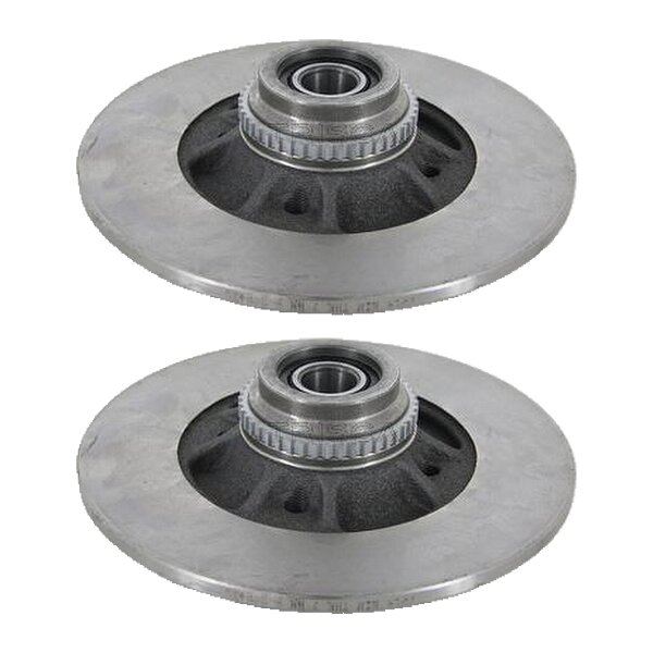 2 Brake Discs full Ø 238 mm TRISCAN Brake-Expertise for e.g. RENAULT 19