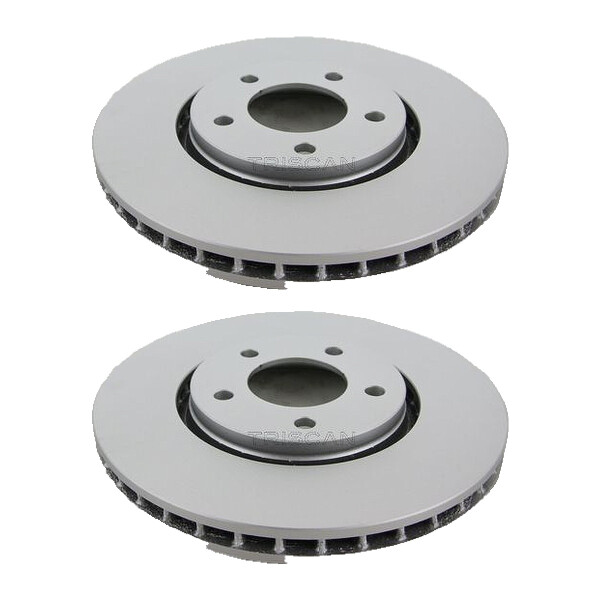 2 Bremsscheiben belüftet Ø 302 mm TRISCAN für u.a. CHRYSLER VOYAGER