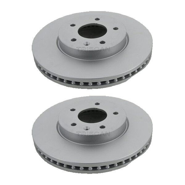 2 Brake Discs vented Ø 296 mm TRISCAN suitable for e.g. OPEL ANTARA