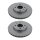 2 Brake Discs vented Ø 257 mm TRISCAN for e.g. ALFA ROMEO 155