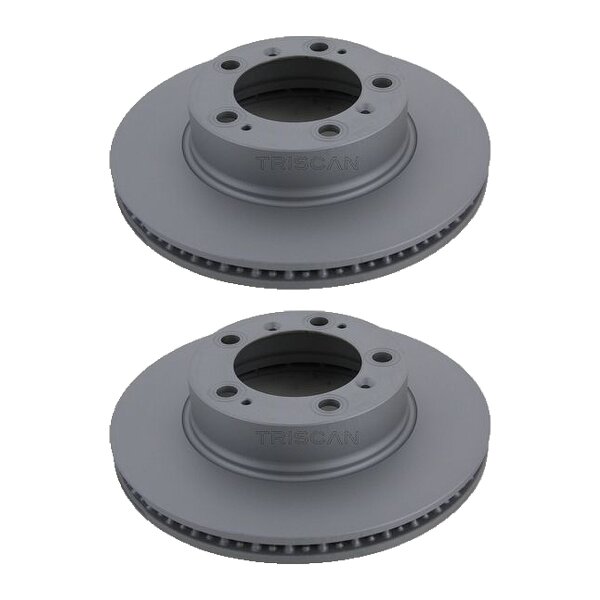 2 Brake Discs vented Ø 298 mm TRISCAN suitable for PORSCHE BOXSTER