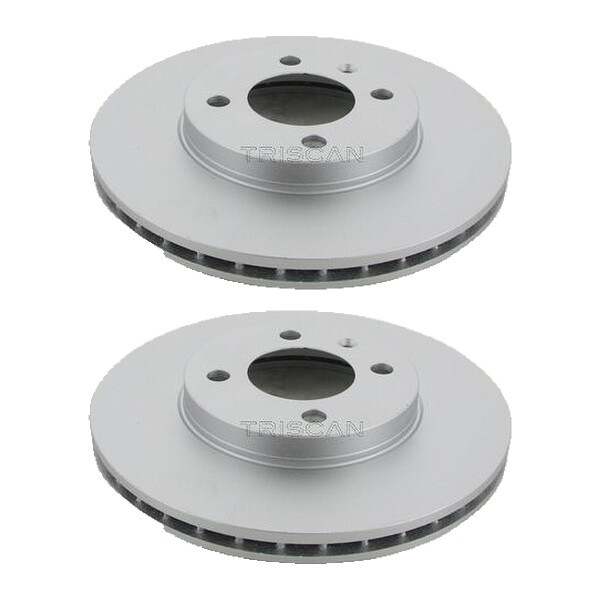 2 Bremsscheiben belüftet Ø 256 mm TRISCAN Bremsen-Expertise für u.a. VW GOLF