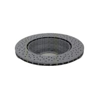 2 Brake Discs perforated internally vented Ø 299 mm TRISCAN for e.g. PORSCHE