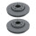 2 Brake Discs vented Ø 296 mm TRISCAN for e.g. RENAULT TRAFIC