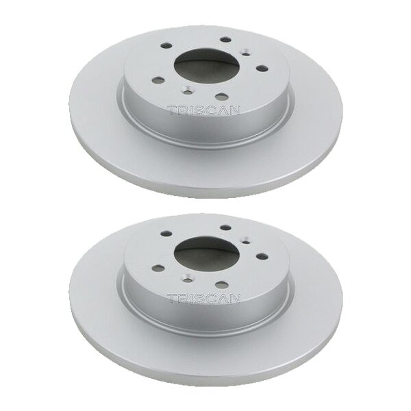 2 Bremsscheiben voll Ø 290 mm TRISCAN passend für u.a. NISSAN QASHQAI