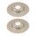 2 Brake Discs vented Ø 304 mm TRISCAN for e.g. CITROËN JUMPY