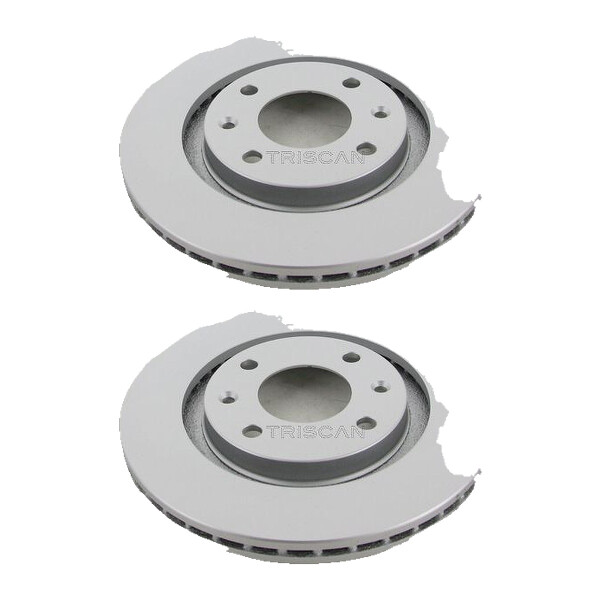 2 Bremsscheiben belüftet Ø 266 mm TRISCAN für u.a. CITROËN BERLINGO
