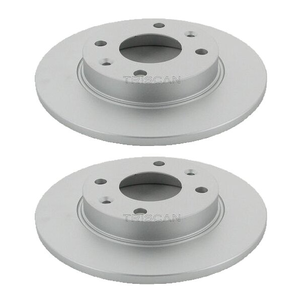 2 Bremsscheiben voll Ø 247 mm TRISCAN Bremsen-Expertise für u.a. PEUGEOT 205
