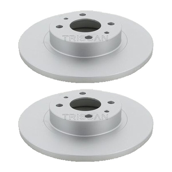 2 Bremsscheiben voll Ø 257 mm TRISCAN Bremsen-Expertise für u.a. FIAT TIPO