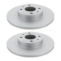 2 Bremsscheiben voll Ø 257 mm TRISCAN...