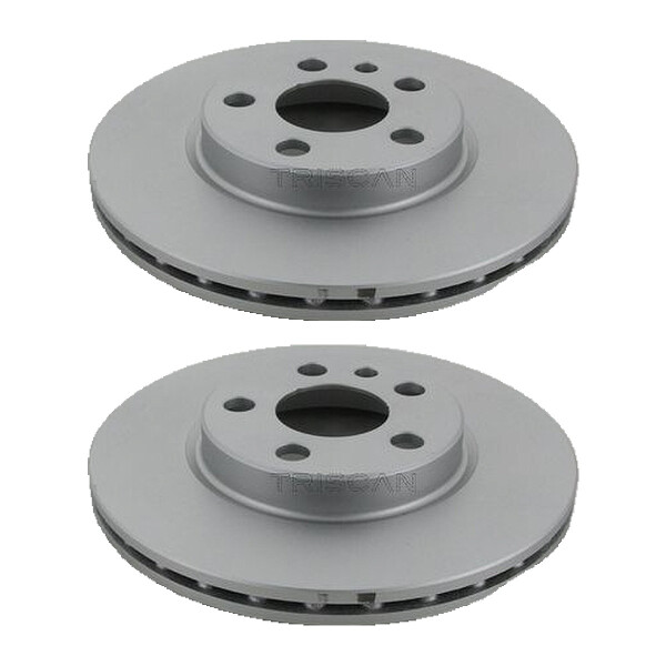 2 Bremsscheiben belüftet Ø 257 mm TRISCAN für u.a. CITROËN JUMPY