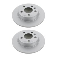 2 Bremsscheiben voll Ø 268 mm TRISCAN...