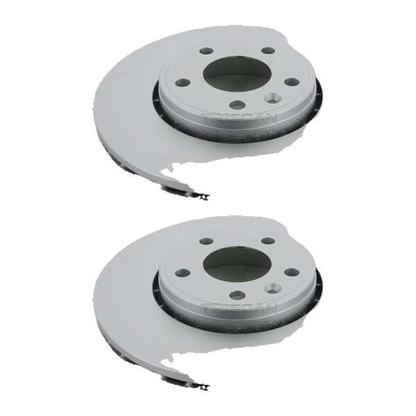 2 Brake Discs vented Ø 305 mm TRISCAN for e.g. NISSAN PRIMASTAR