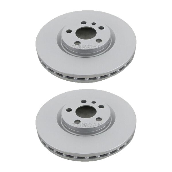 2 Brake Discs vented Ø 285 mm TRISCAN suitable for e.g. CITROËN C8
