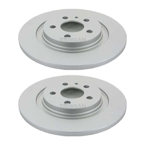 2 Bremsscheiben voll Ø 272 mm TRISCAN Bremsen-Expertise für u.a. CITROËN C8