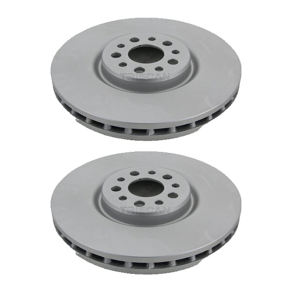 2 Brake Discs vented Ø 310 mm TRISCAN suitable for e.g. CITROËN C8