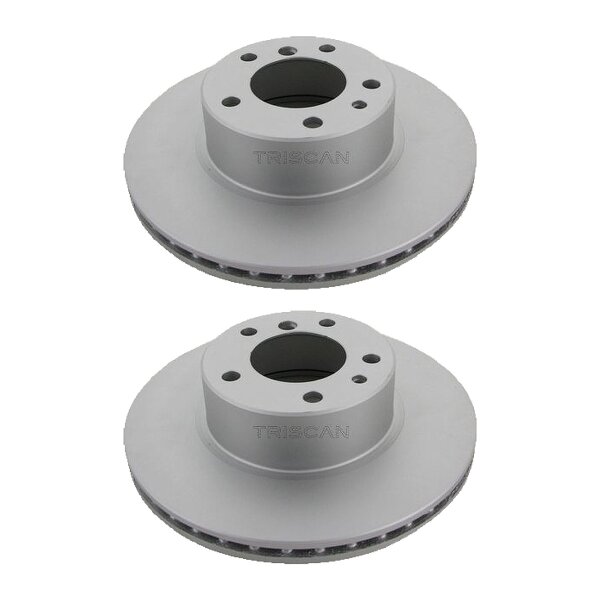 2 Bremsscheiben innenbelüftet Ø 302 mm TRISCAN für u.a. BMW 5er