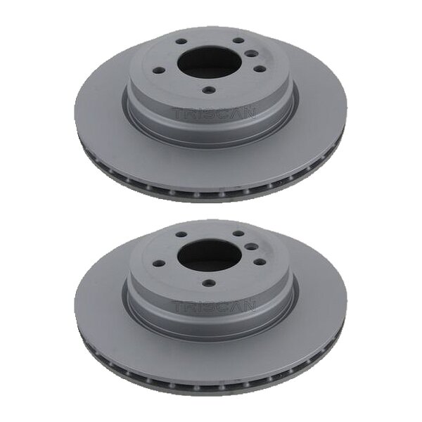 2 Brake Discs vented Ø 324 mm TRISCAN for BMW 3 Series and others